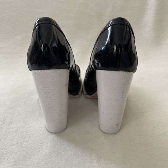 Jeffrey Campbell Handmade Ibiza Last Chunky Heels Sz 7 Please Read - Picture 4 of 12